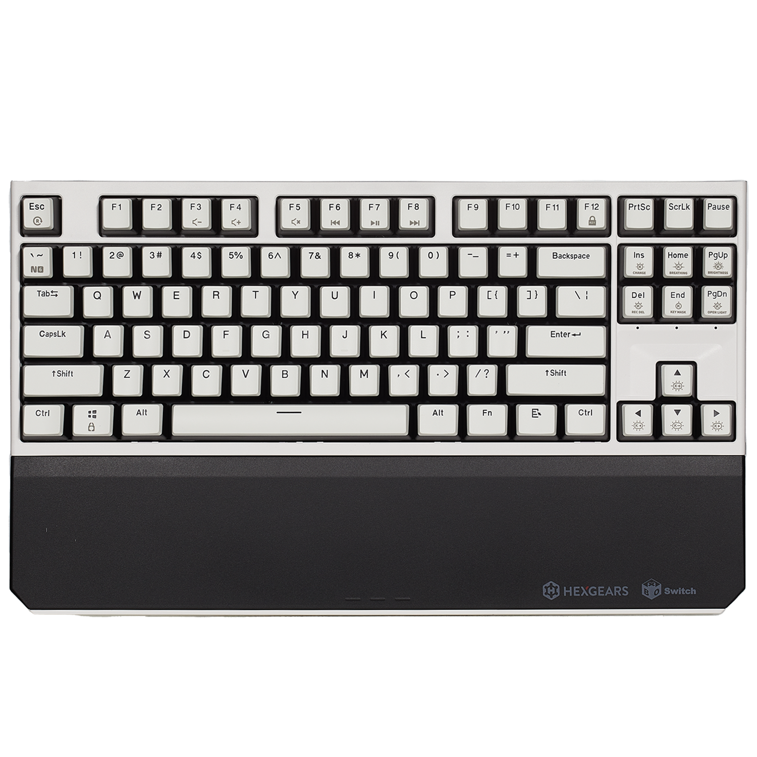 PowerBlade X3 TKL Wireless Mechanical Keyboard, BOX Switches, PBT, NKRO-White & Black Translucent Color