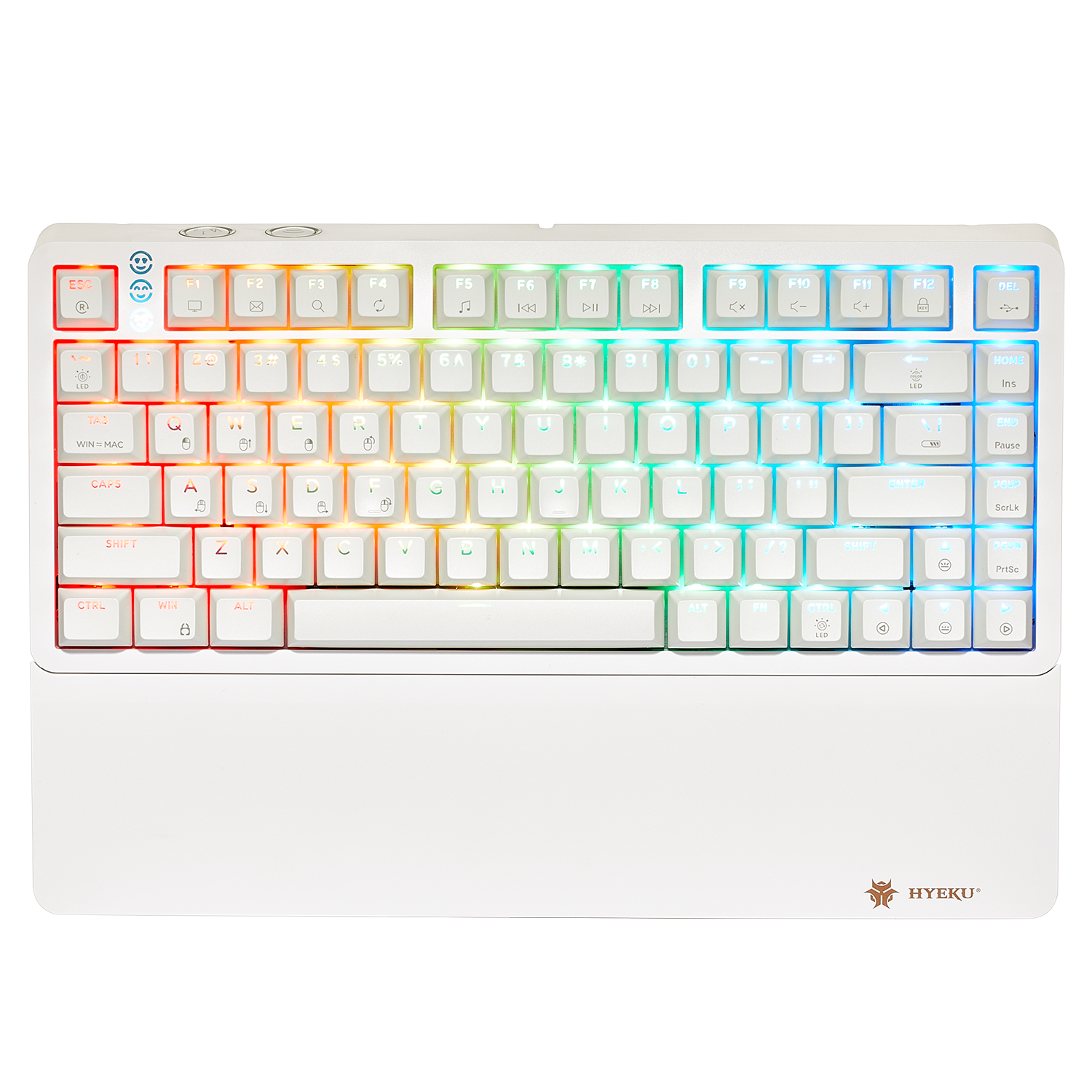 CloudStrike Y2 75% Wireless Mechanical Gaming Keyboard, RGB, 82-Keys