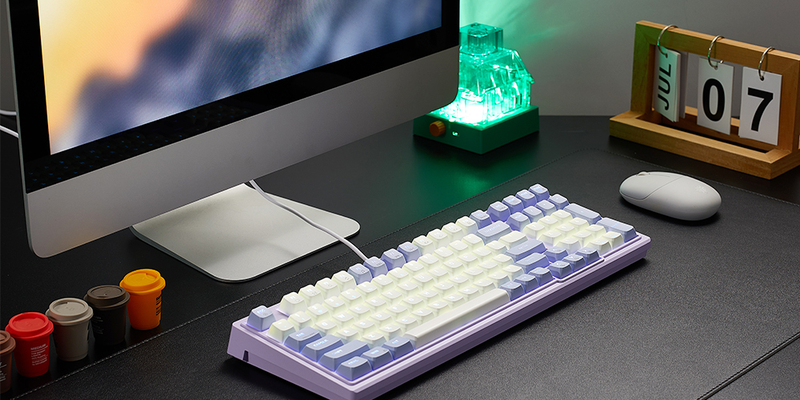 Hotswap Mechanical Keyboards - Purple Rain M Series | Hexgears